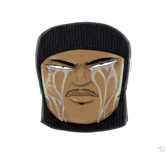 Crying man